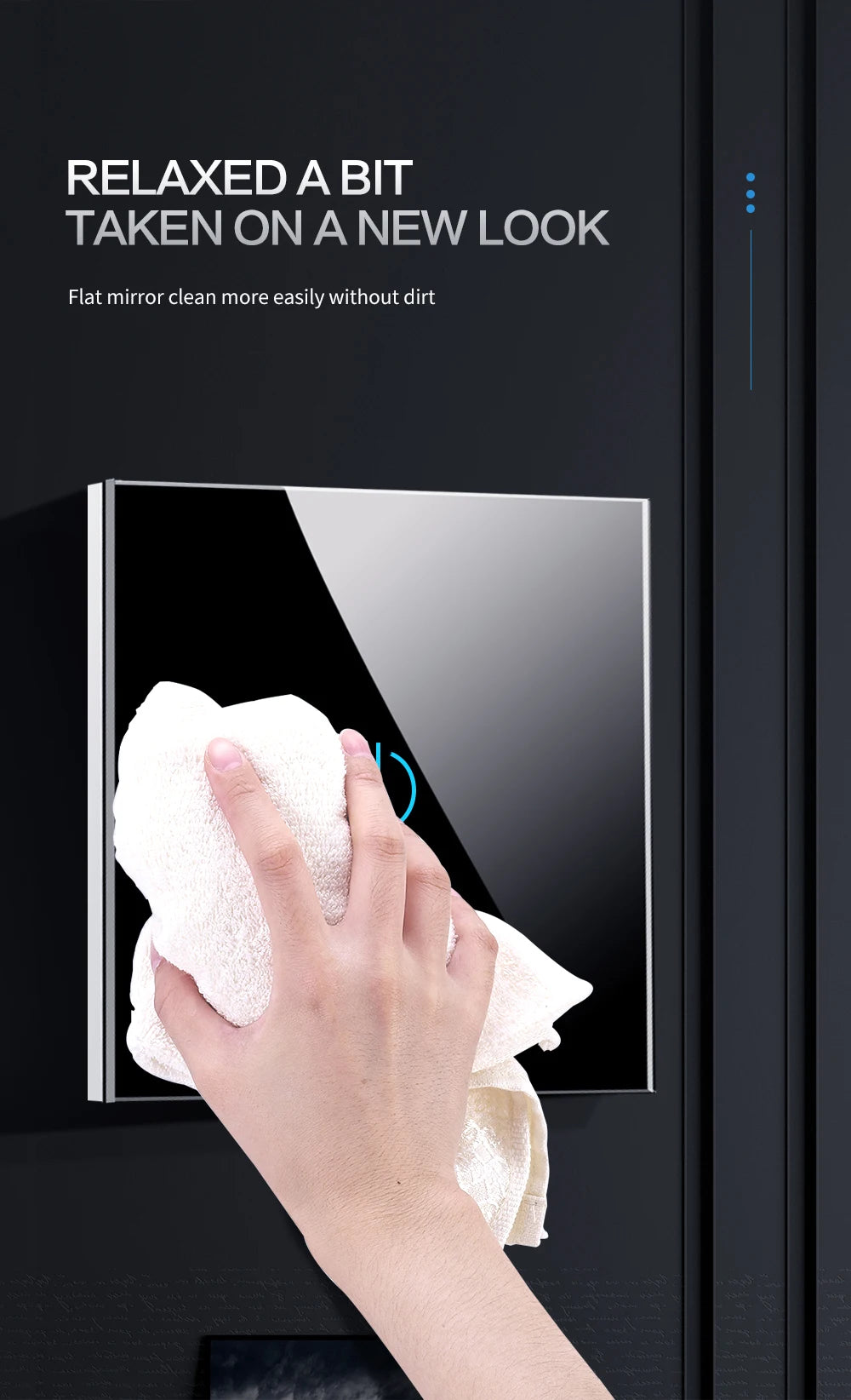LumaControl Alexa & Google Smart Light Touch Switch (No Neutral, 1–3 Gang)