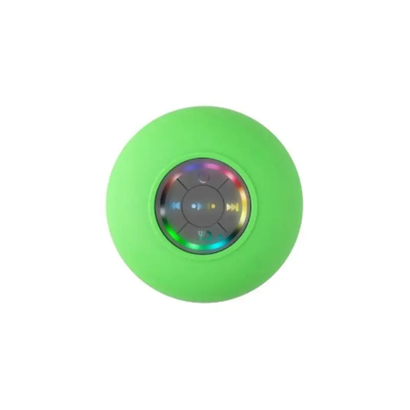 Portable Bluetooth Speaker with LED Lights | IPX4 Waterproof | Loud Stereo Sound & Strong Suction Cup for Bathroom, Outdoor & Travel