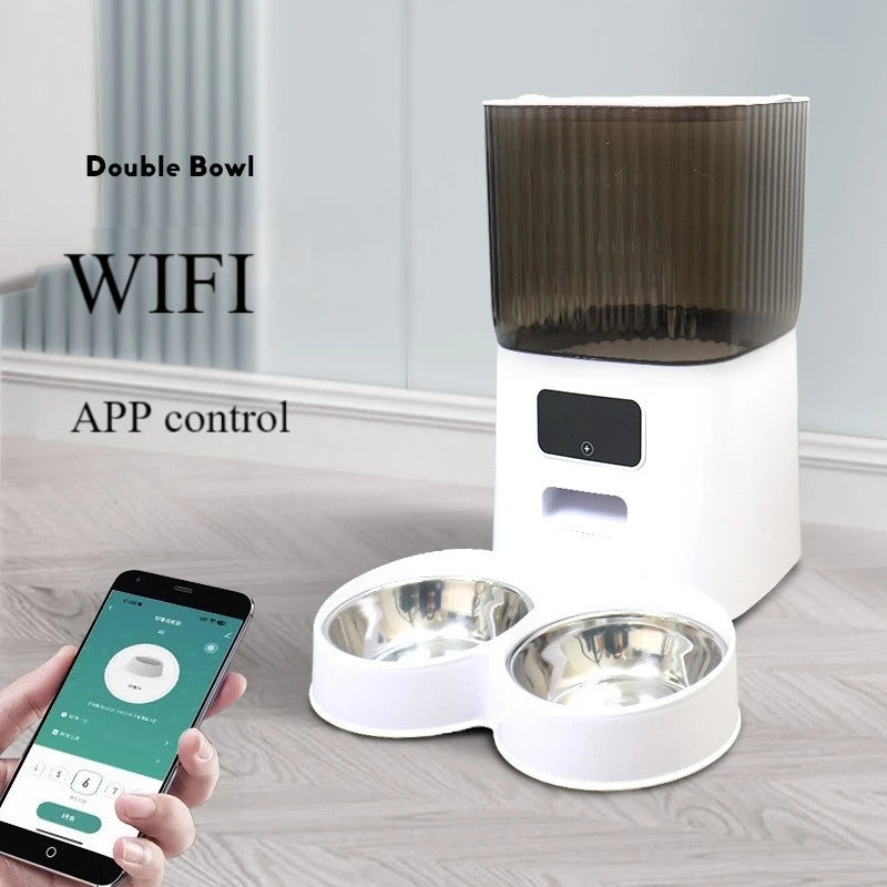 BritPet AutoFeeder Pro – 5L Smart Dog & Cat Food Dispenser with HD Camera, WiFi Control & Scheduled Feeding Bowl
