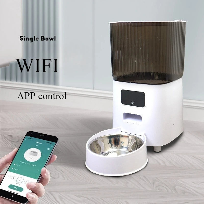 BritPet AutoFeeder Pro – 5L Smart Dog & Cat Food Dispenser with HD Camera, WiFi Control & Scheduled Feeding Bowl