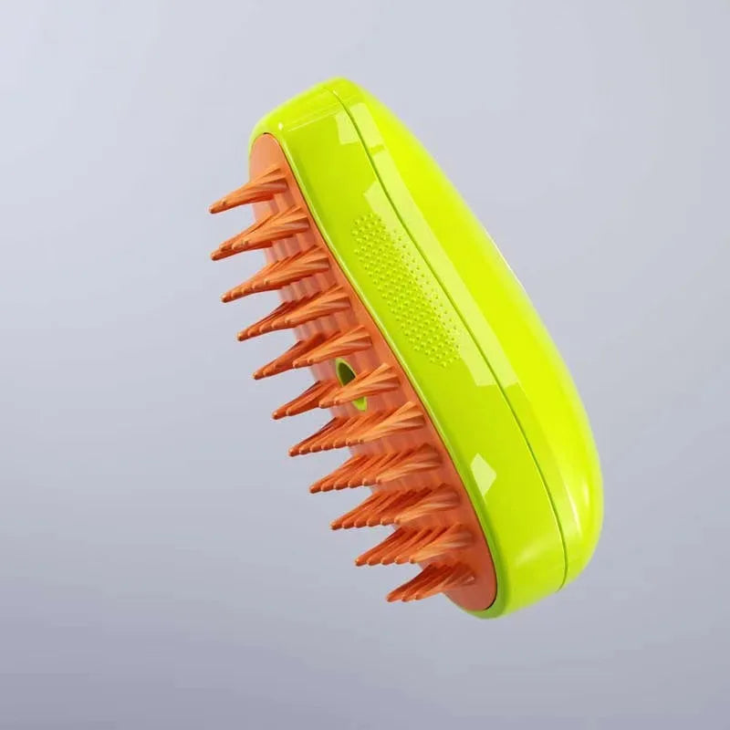 Multi-Function Pet Hair Removal Brush – Electric Comb with Steam Spray & Anti-Flying Hair Technology
