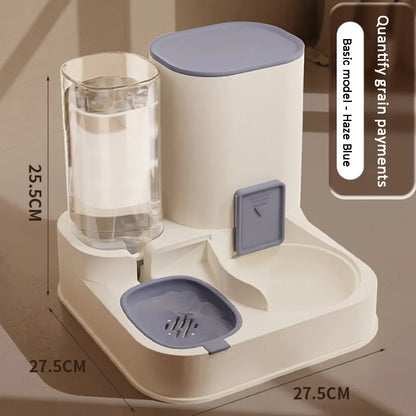 Paws & Drink Duo – Automatic 2-in-1 Cat Feeder & Water Dispenser | Smart Pet Bowl for Food & Fresh Water
