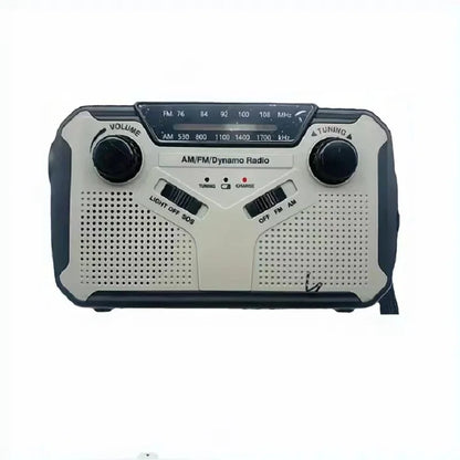 EcoCharge Emergency Radio 4000mAh – Solar & Hand Crank Power
