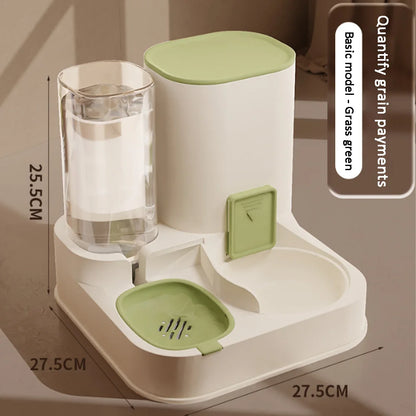 Paws & Drink Duo – Automatic 2-in-1 Cat Feeder & Water Dispenser | Smart Pet Bowl for Food & Fresh Water