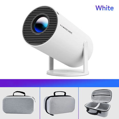 Premium Cubic Pro Smart Projector - 4K Support | Dual-Band WiFi 6 | 260 ANSI | Android 11 OS | Indoor/Outdoor Cinema Experience