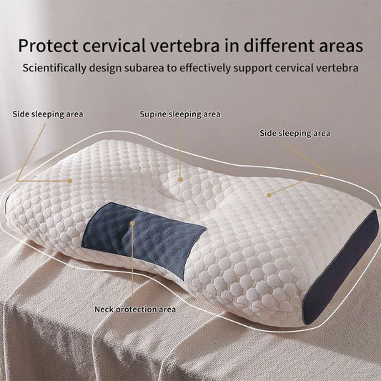 Premium Orthopaedic Cervical Neck Pillow - Doctor-Recommended Soybean Fibre Support for Pain Relief & Deep Sleep