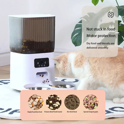BritPet AutoFeeder Pro – 5L Smart Dog & Cat Food Dispenser with HD Camera, WiFi Control & Scheduled Feeding Bowl