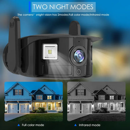 VistaShield Pro – 165° Wide-Angle Waterproof Security Camera (3MP, IP67 Rated)