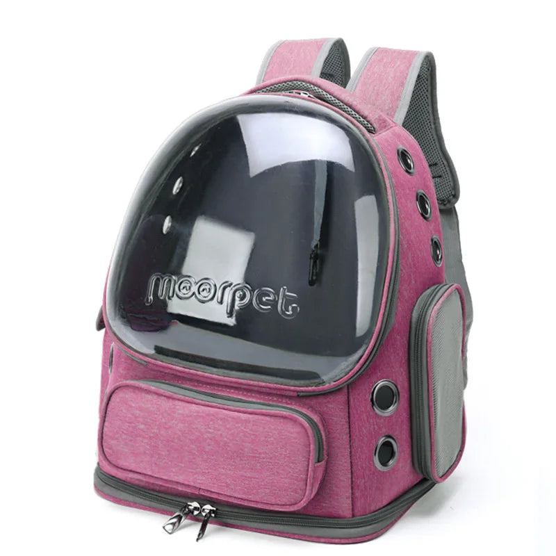 ClearPaws Travel Pack – Breathable Cat & Small Dog Carrier Backpack