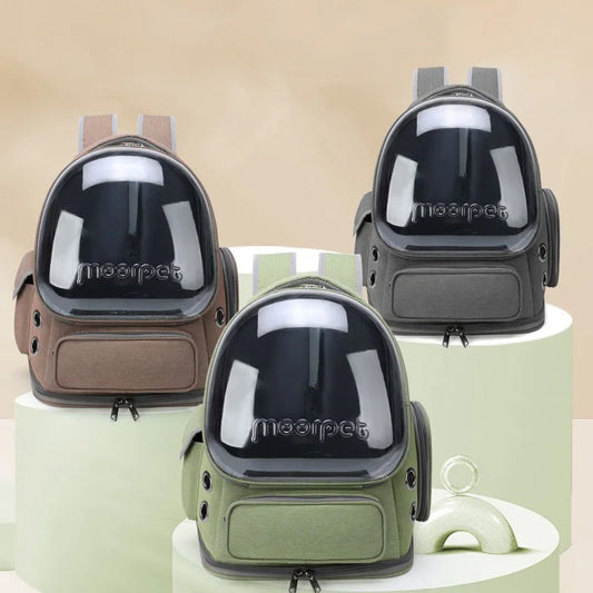 ClearPaws Travel Pack – Breathable Cat & Small Dog Carrier Backpack