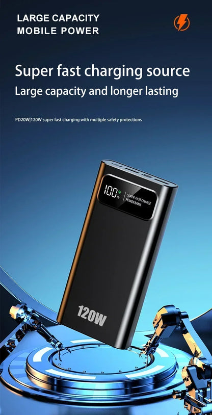 ChargeCore Max 200,000mAh – Portable Power Bank with Super-Fast USB Charging