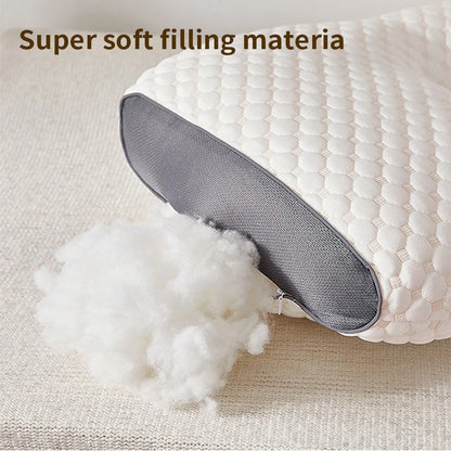 Premium Orthopaedic Cervical Neck Pillow - Doctor-Recommended Soybean Fibre Support for Pain Relief & Deep Sleep