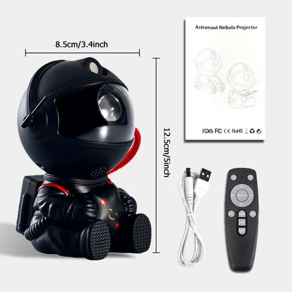 Astronaut Star Projector Lamp - Realistic Galaxy & Cosmic Nebula Projection | LED Night Light for Children's Bedrooms & Home Decoration