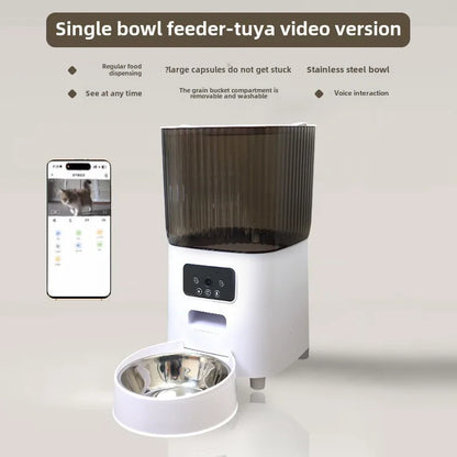 BritPet AutoFeeder Pro – 5L Smart Dog & Cat Food Dispenser with HD Camera, WiFi Control & Scheduled Feeding Bowl